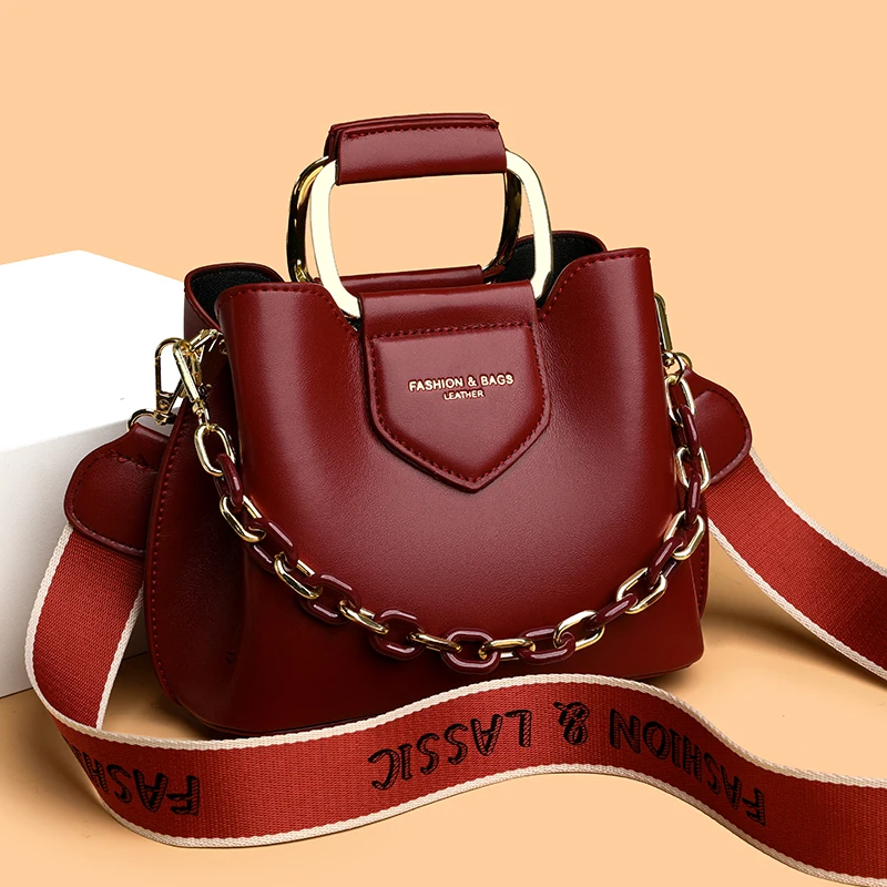Nuove borse a tracolla PU di alta qualità per le donne Borsa da donna alla moda Design di alta qualità Borse ascellari avanzate Bellissime borse - immagine 4