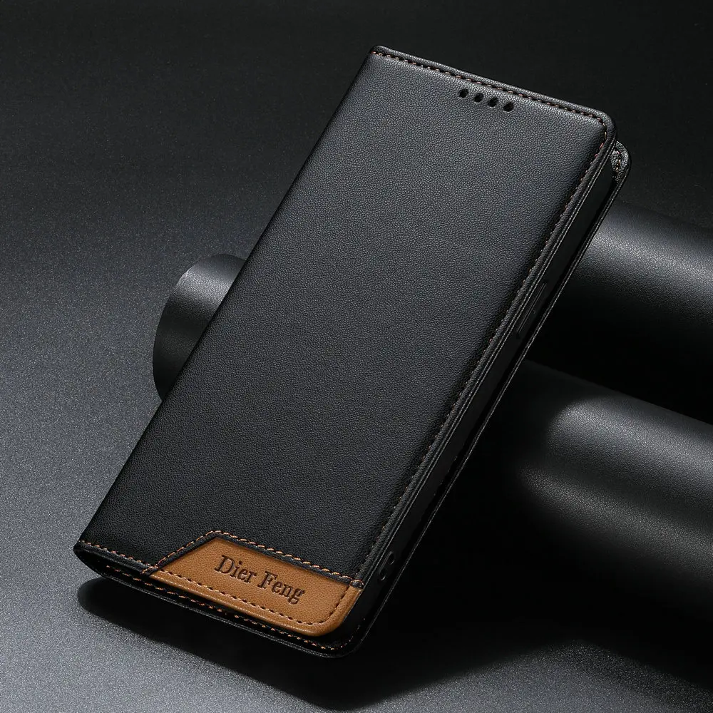 Luxury Leather Card Holder Wallet Case with 360° Protection