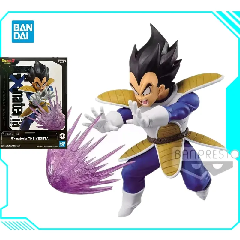 Bandai Original Banpresto Dragon Ball Z Gxmateria Vegeta Pvc Anime Action Figurine Figurine Giocattoli Modello Da Collezione