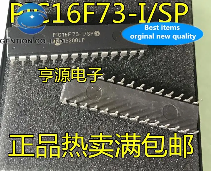

10 шт., 100% оригинальные новые фонарики PIC16F73 в наличии/SP 8-bit microcontroller MCU plug-in DIP-28