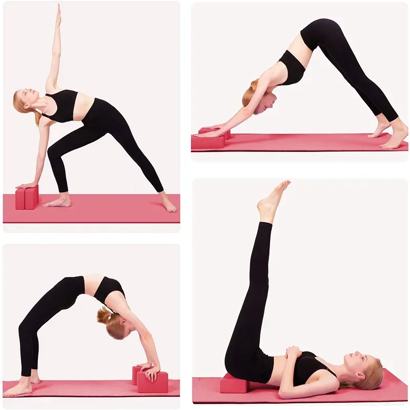 Non Slip Yoga Brick 1PC High Density Foam Block for Pilates Dance Stretching Exercise Home Gym Equipment Fitness Eva Mat S8b0ef57638b54bb196535080164dd5e05