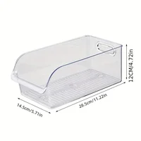 Boîte de rangement pour réfrigérateur, boîte de conservation de la fraîcheur de qualité alimentaire, tiroir spécial pour légumes, fruits et œufs, Organization de cuisine, 1 pièce 4