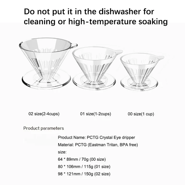TIMEMORE Crystal Eye Coffee Dripper 6