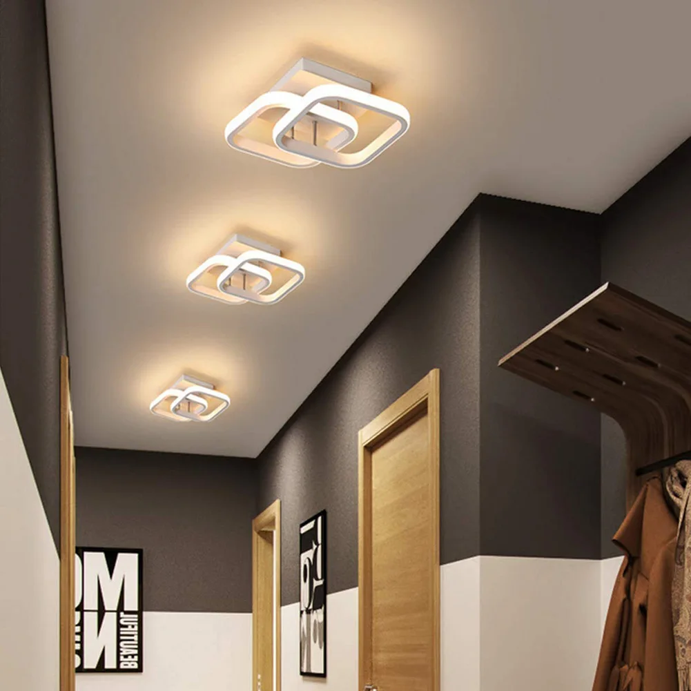 Plafonnier LED Monté en Surface avec Design Moderne pour Chambre à Coucher Éclairage d’Intérieur, Luminaire Décoratif d