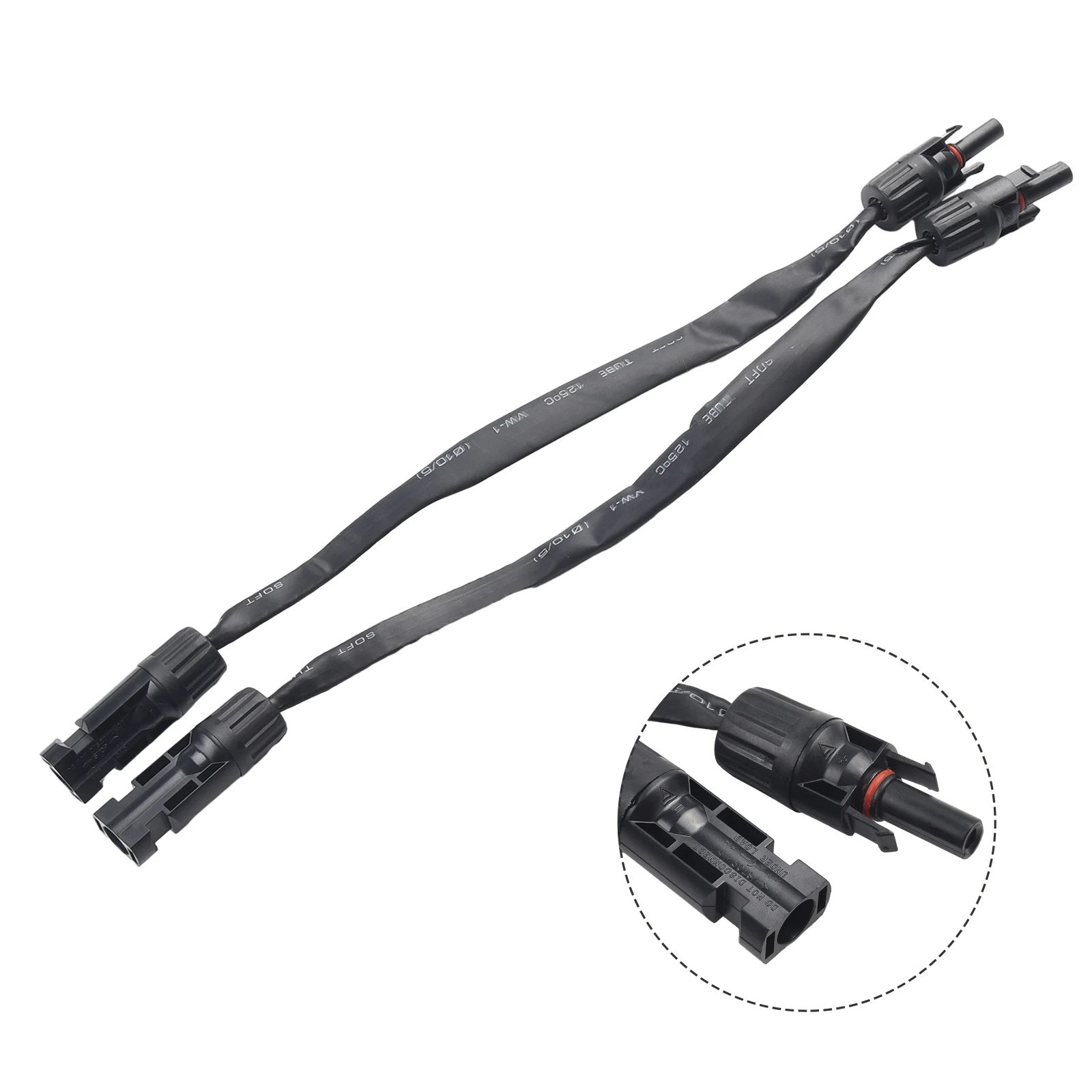 2pcs Solar-Cable Window Feedthroughs Flat Solar Panel Wiring 35cm Solar Panel Connectors With Plug And Coupler Solar Power-Parts