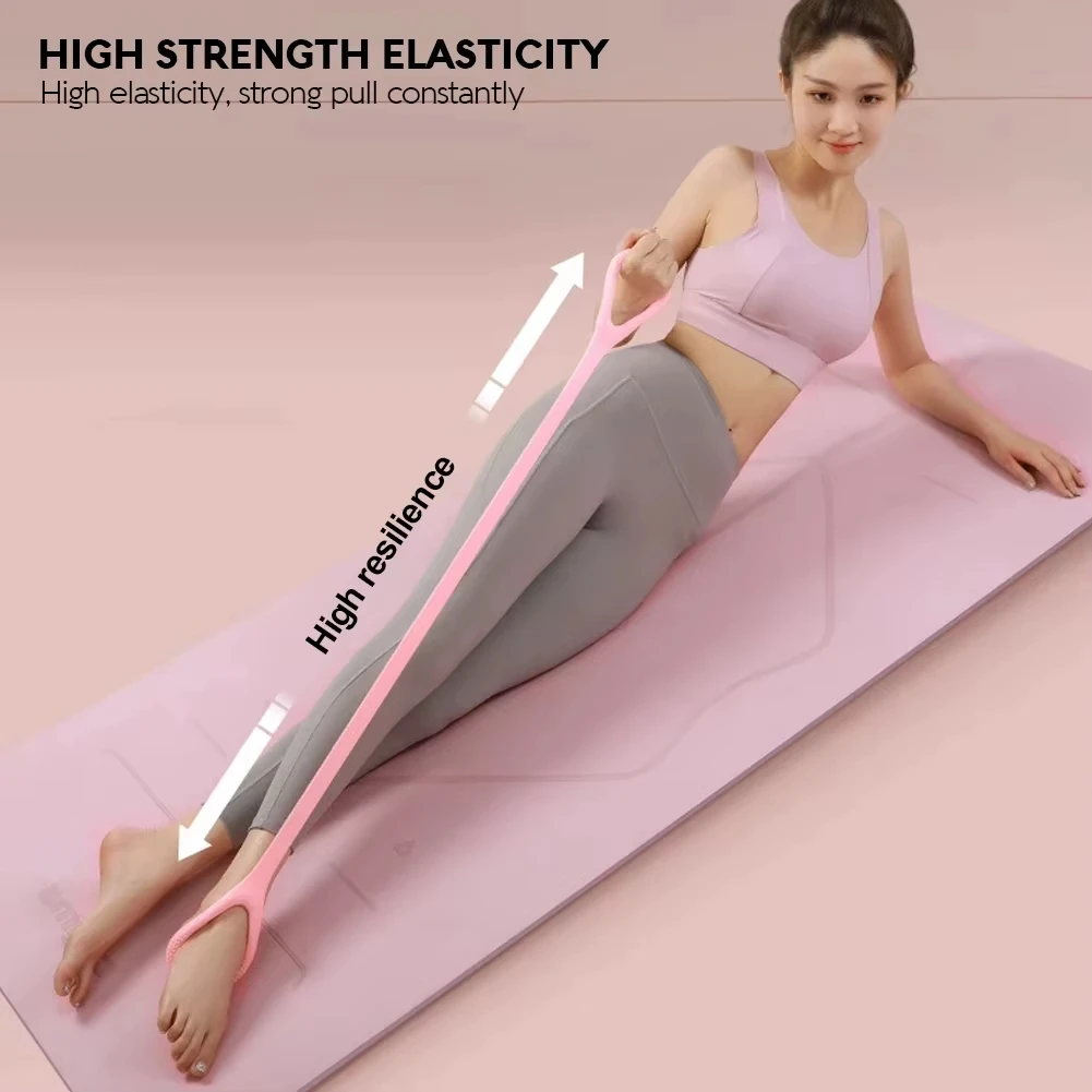 Stretch Strap Yoga 8-figure Tensioner Yoga Tool Open Back Practice Shoulder Stretching Belt Elastic Stretch Band Workout