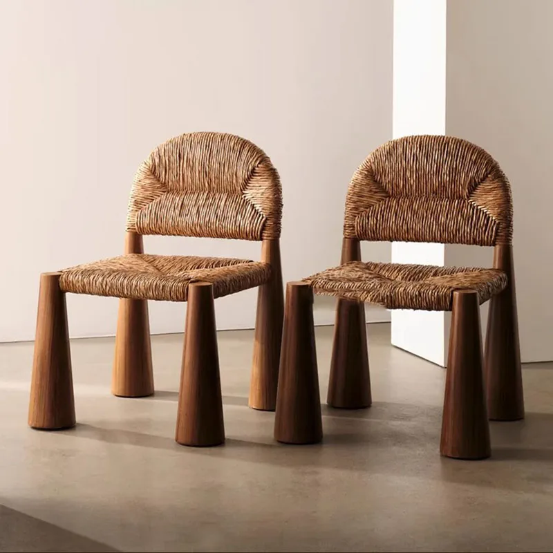 

Nordic Living Room Dining Chairs Modern Chair Restaurant Relax Floor Wooden Balcony Bedroom Sillas De Escritorio Dining Room Set