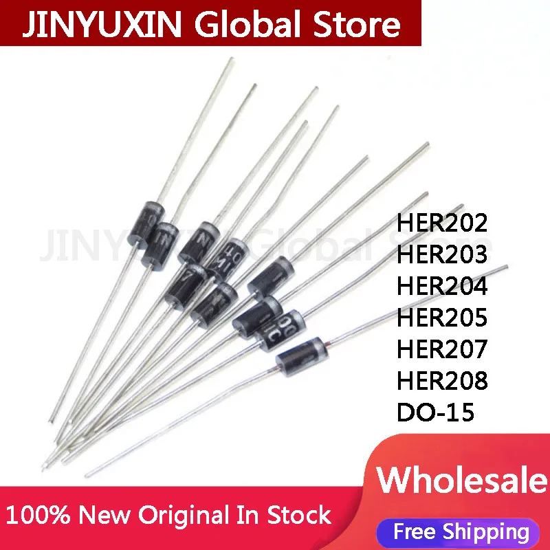 100Pcs-New-Original-HER202-HER203-HER204-HER205-HER207-HER208-DO-15 ...