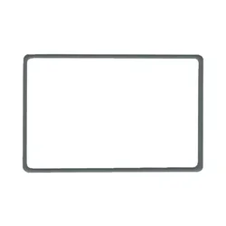 Silicone Rubber Screen Frame Protector and Console Cover for Enhanced Display Protection (Grey)
