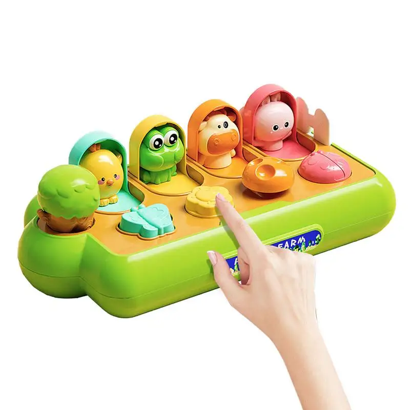 

Cause Effect Toys Safe And Fun Animal Sounds Pull Spin Toy Early Learning And Educational Toys For Babies Birthday Gift