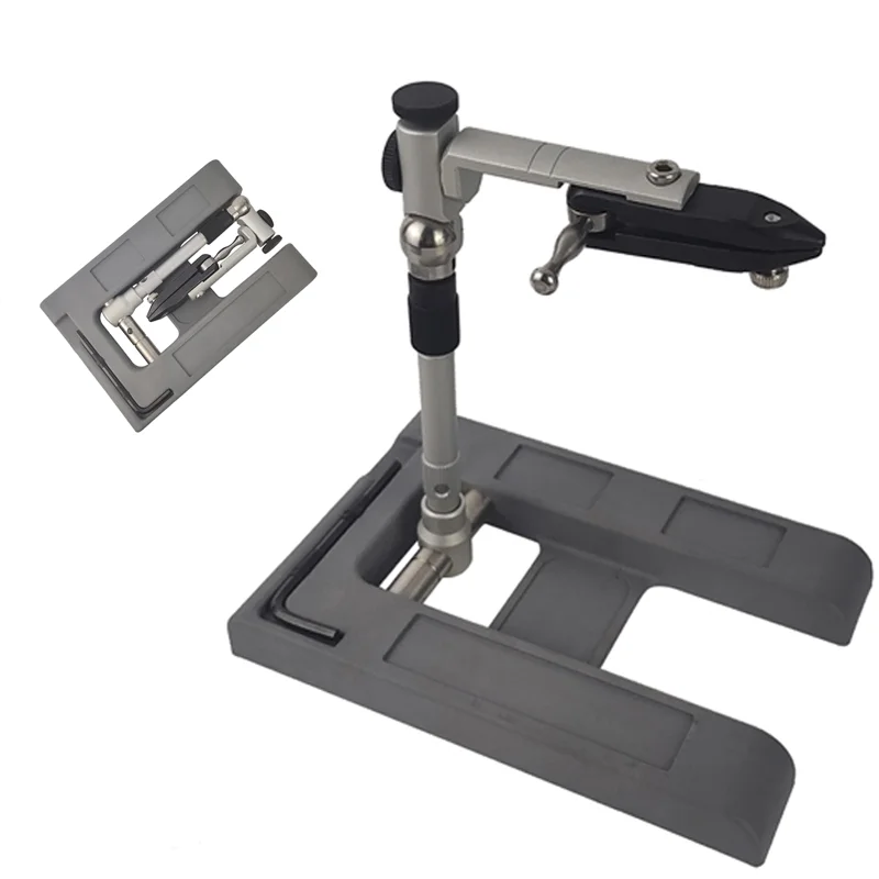 Folding Fly Tying Vise, Adjustable Height