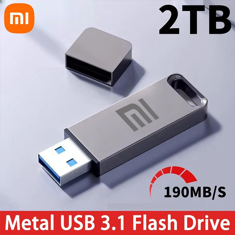 Xiaomi 2Tb Metal U Disk Pen Drive Portatile 1Tb Ad Alta Velocità Usb 3.1 Interfaccia Di Tipo C Impermeabile 1Tb 512Gb Memoria Usb Flash Disk