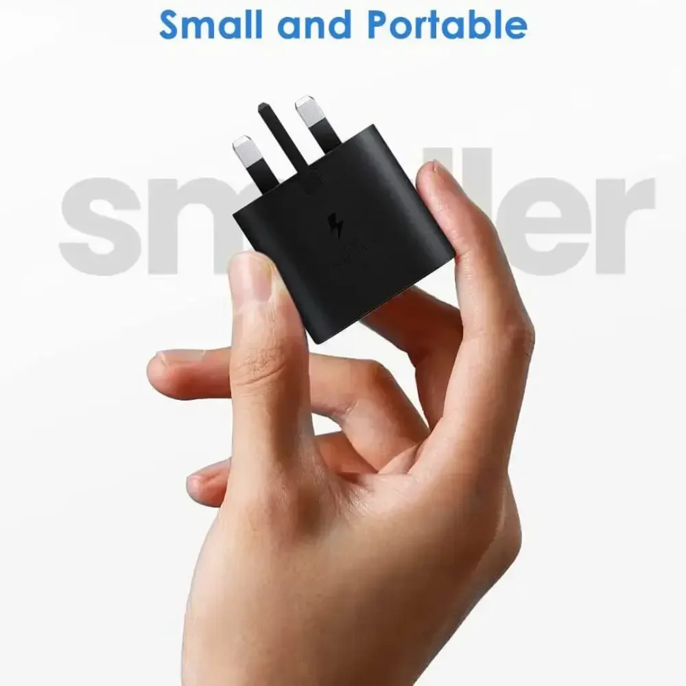 شاحن PD بقدرة 25 وات، شاحن حائط سريع USB C مع كابل...