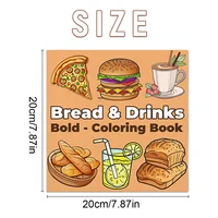 Delightful Food-Inspired Adult Picture Book: Creative Simple Drawings & Coloring Pages for a Joyful Art Therapy Experience 2