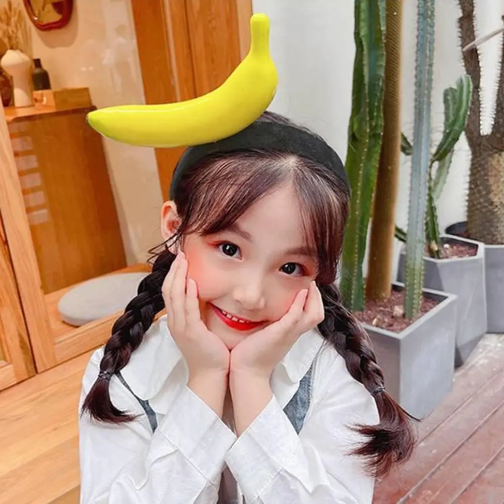 Persönlichkeit Tomate Simulierte Lebensmittel Haar Hoop Banane Pfeffer Obst Stirnband Kunststoff Koreanischen Stil Gemüse Haar Bands Weibliche/Mädchen