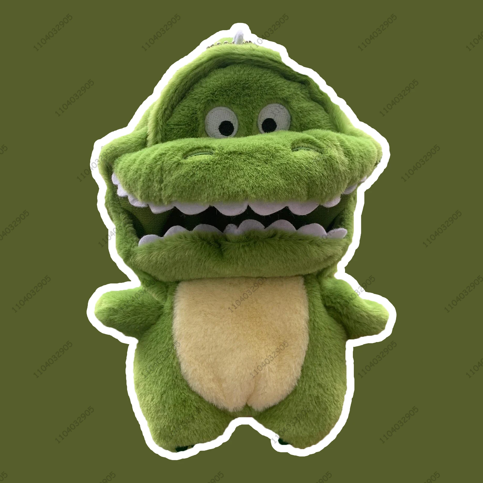 Labubu The Monsters Clothes Big Dinosaur Suit Costume Vinyl Doll 1:1 Replica Action Figure Bag Charm Bag Pendant Gift Toy