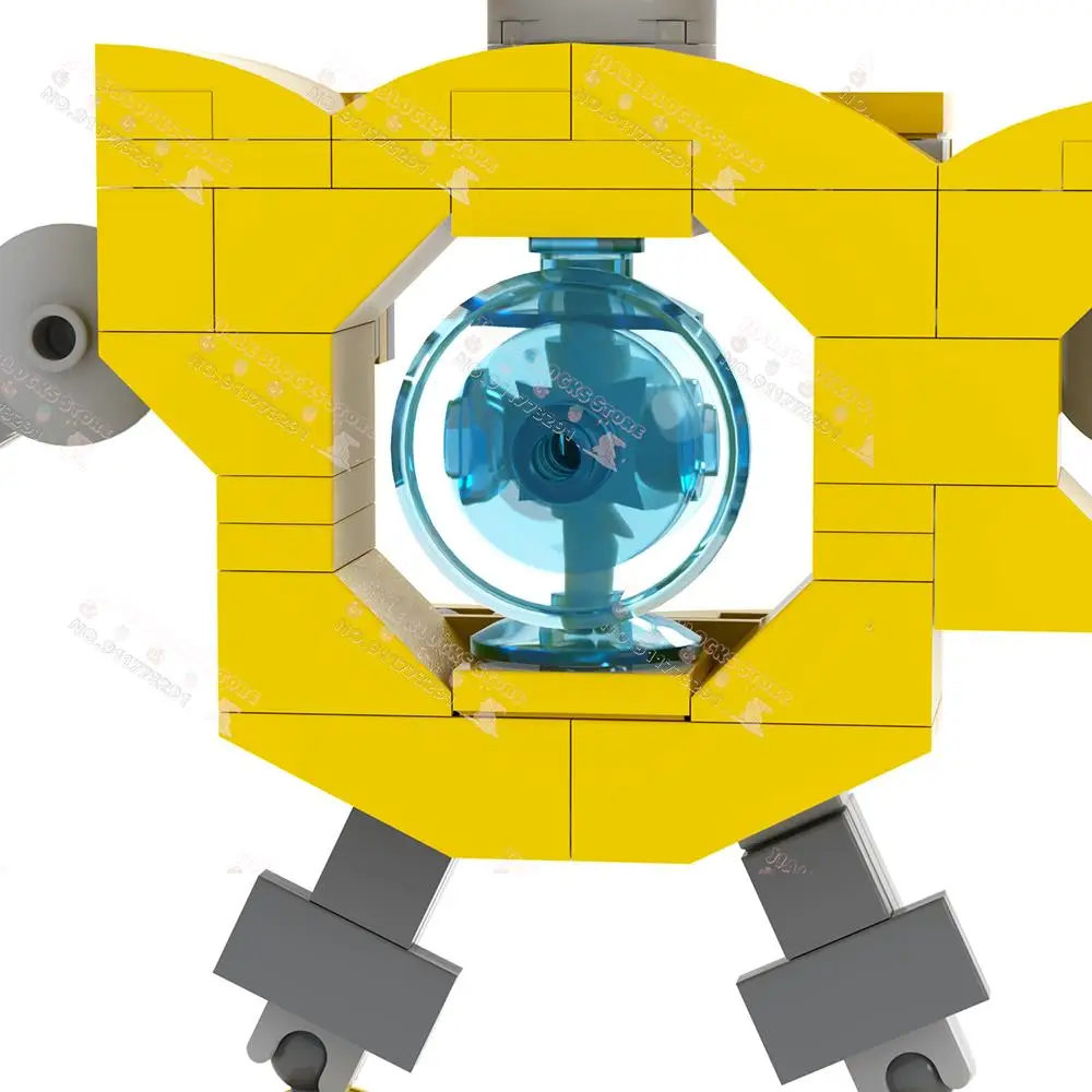 창의적인 공포 게임 MY 노래 몬스터 MOC 빌딩 블록, DIY 다채로운 캐릭터 모델 장식 조립 벽돌, 어린이용 장난감