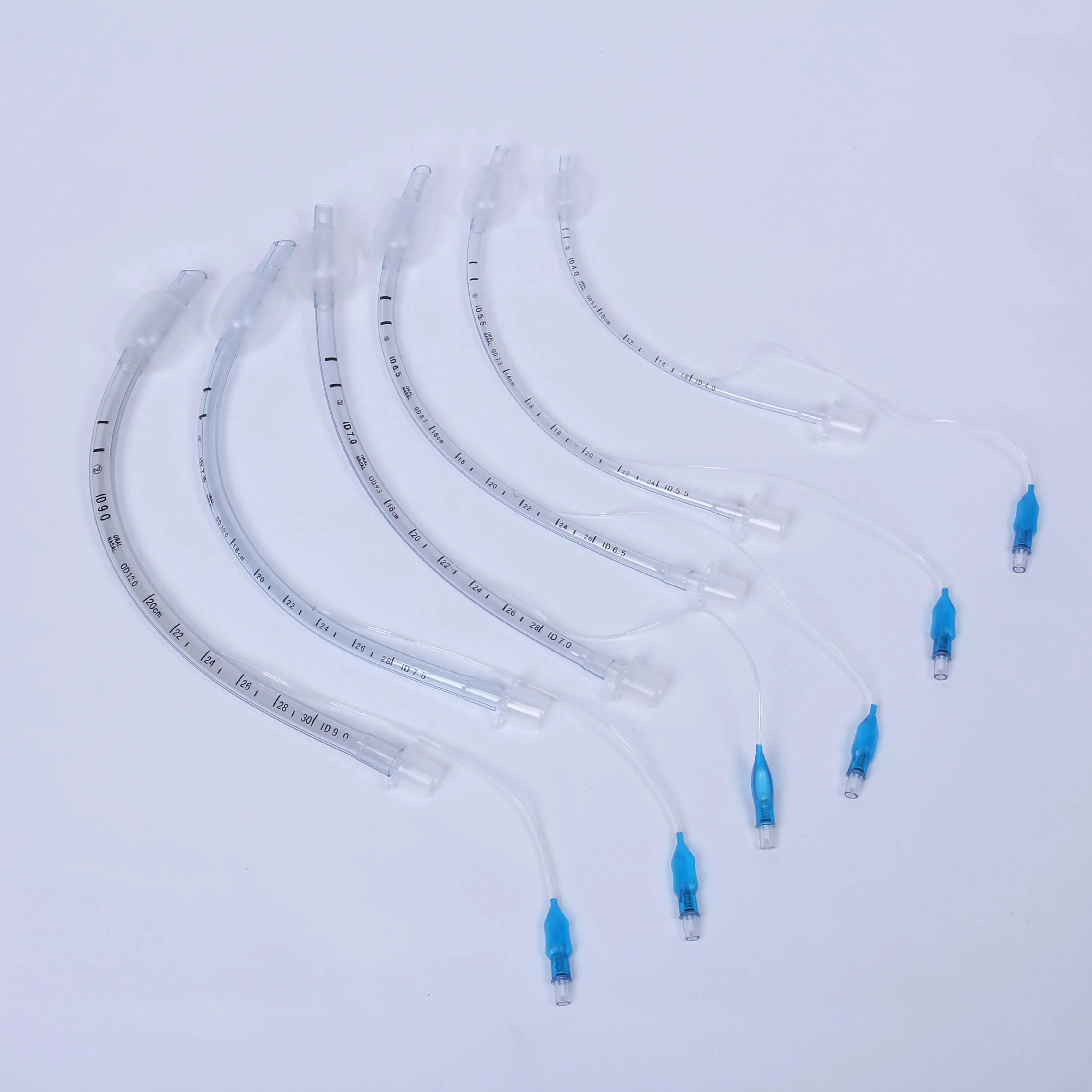 Disposable endotracheal tube Cuff Intubation ID 2.5-10mm Veterinary Equipment