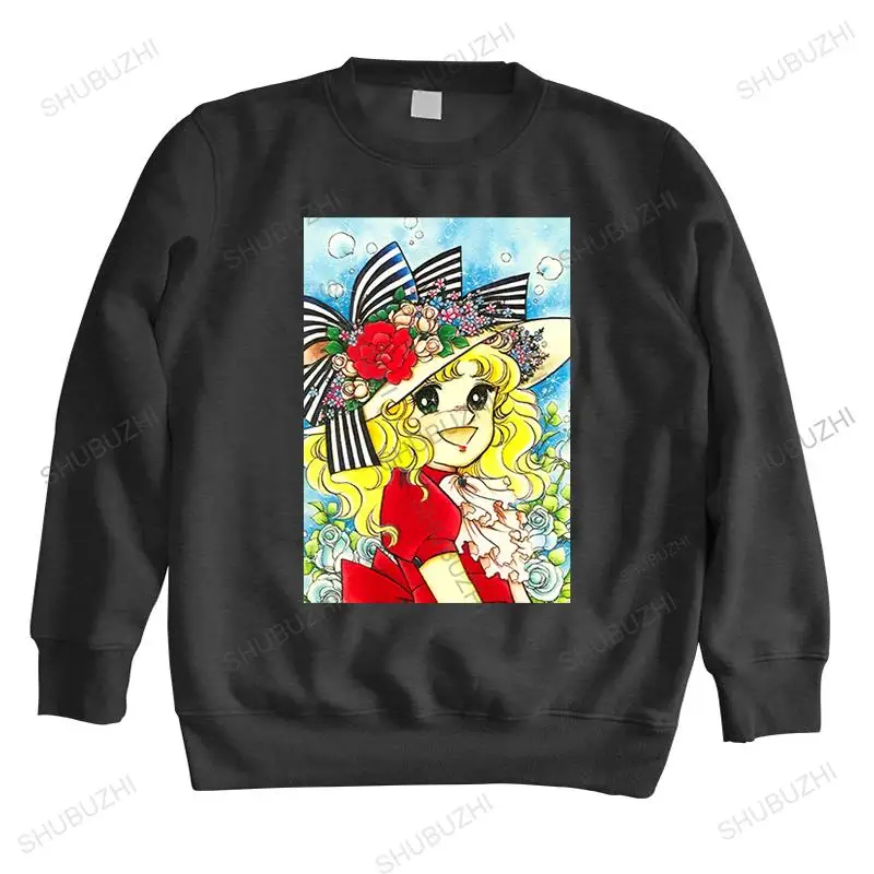 Felpa Da Uomo Felpa Con Cappuccio Nera Primaverile Abbigliamento Di Marca Candy Candy Cartone Animato Anni New Men Cotton Fashion Hoody Casual Tops