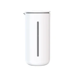 Premium French Press Coffee & Tea Maker, 450ml 15oz, Durable Stainless Steel Mesh & Heat Resistant Glass (WHITE)