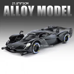 Valkyrie Evija Diecast Toy Car with Opening Doors and Rubber Tires - Miniature Vehicle (Valkyrie Black)