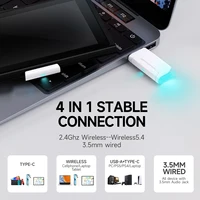 Picun G2 2.4GHz Bluetooth Wireless Gaming Headset For PC PS4 PS5 Phone Switch 5ms Low Latency 7.1 Surround Wired Headset ENC Mic - Image 6
