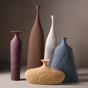 YYHC-Home decoration vases Chinese porcelain houseplant decorations Minimalist home decoration vases ceramic crafts