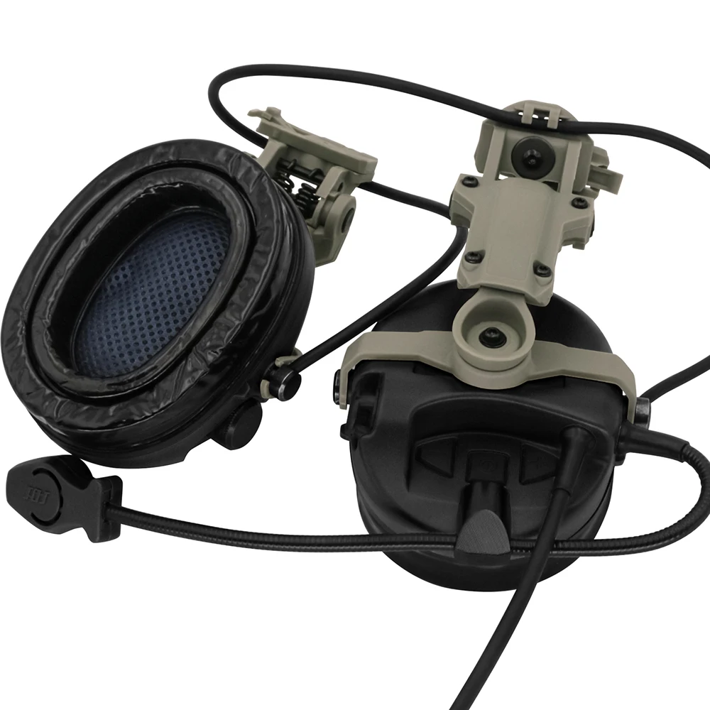 Silicone Noise Cancelling Protective HEADSET, Sports Helmet ARC Rails for SORDIN Noise Cancelling Headset