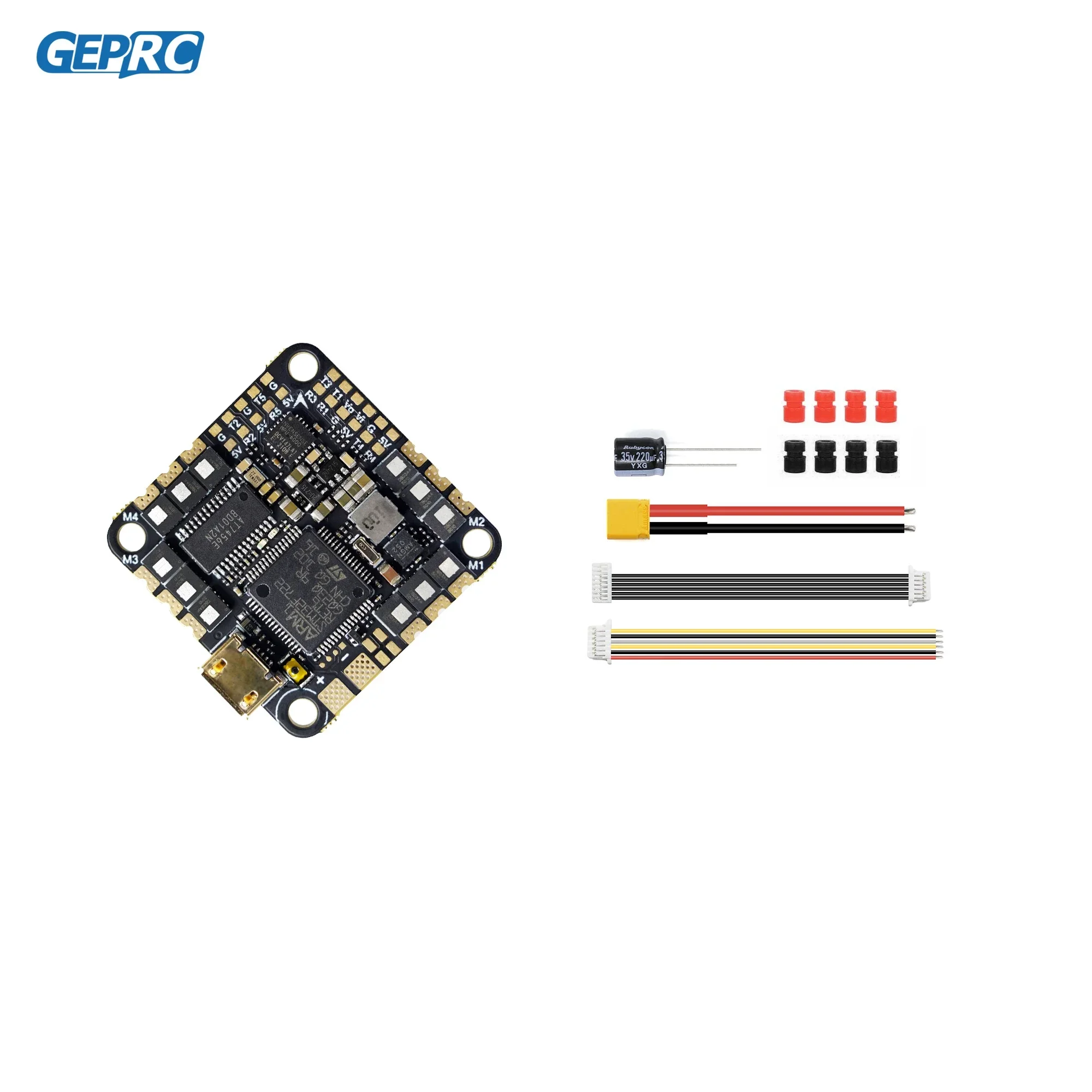 

GEPRC GEP-F722-45A AIO V2 F7 FC 45A 2-6S 8bits BLS ESC 26.5mm/M2 For DIY RC FPV Quadcopter Replacement Accessories Parts