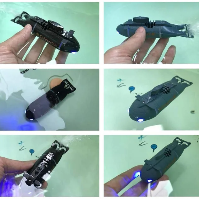 Mini RC Boat 777-586 Micro Radio Ship LED Flash Remote Control Boat Mini RC Boat RC Race Boat 6CH Gift Toy Kids Boys 5