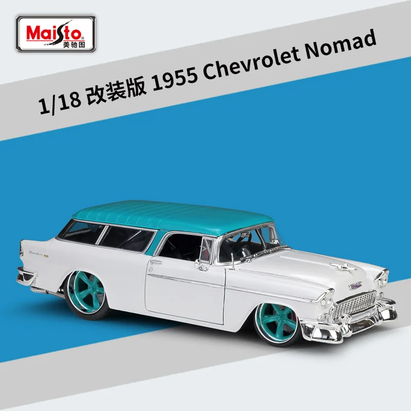 

Maisto 1:18 1995 Chevrolet Nomad Dodge Nomad Datsun высокотщательная модель автомобиля из сплава статическая металлическая модель автомобиля B266