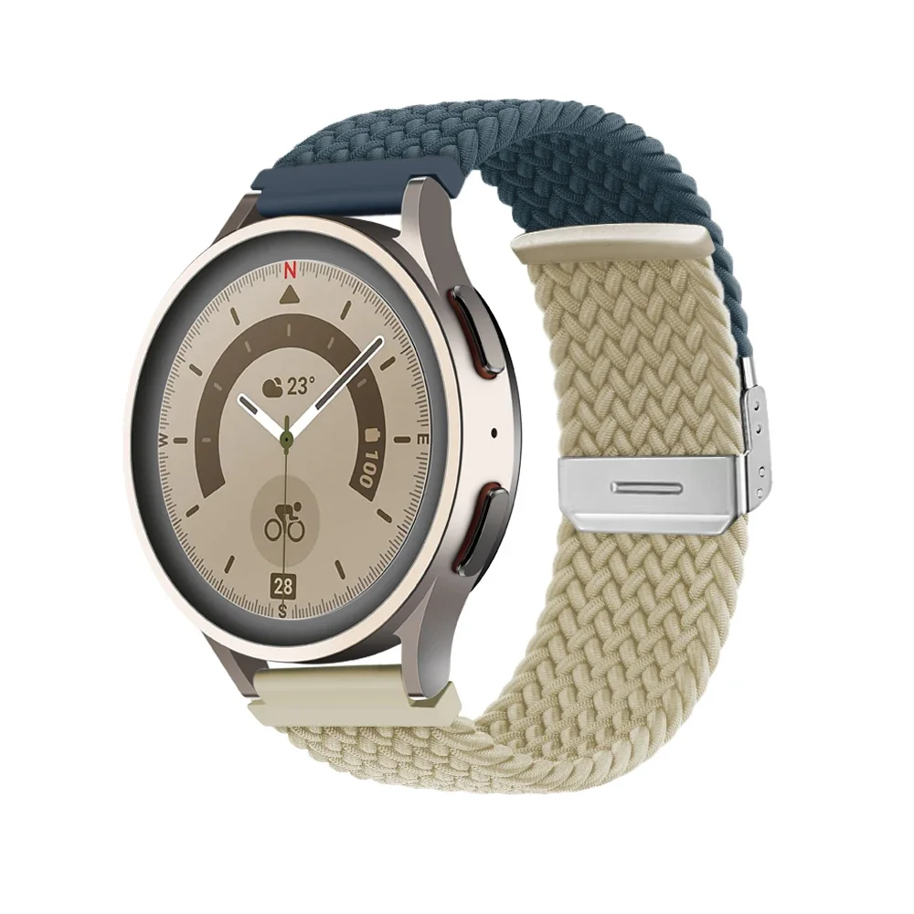 Braided Solo Loop Bracelet Strap - Universal Fit for Smartwatches (18mm, 20mm, 22mm)