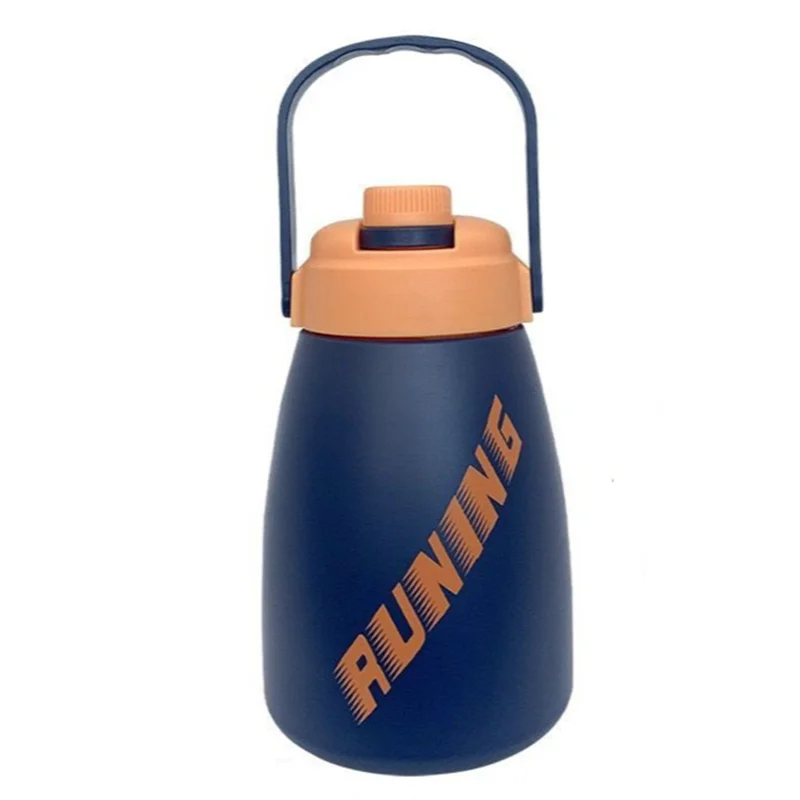 KDKD Military Thermos Travel Portable Thermos for Tea Large Cup Mugs for  Coffee Water Bottle Stainless Steel 1200/1500ml (Color : D, Size : 1200ml)