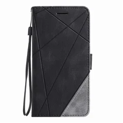 Elegant Flip Leather Wallet Case – Premium Protection & Style for A05S (Black)