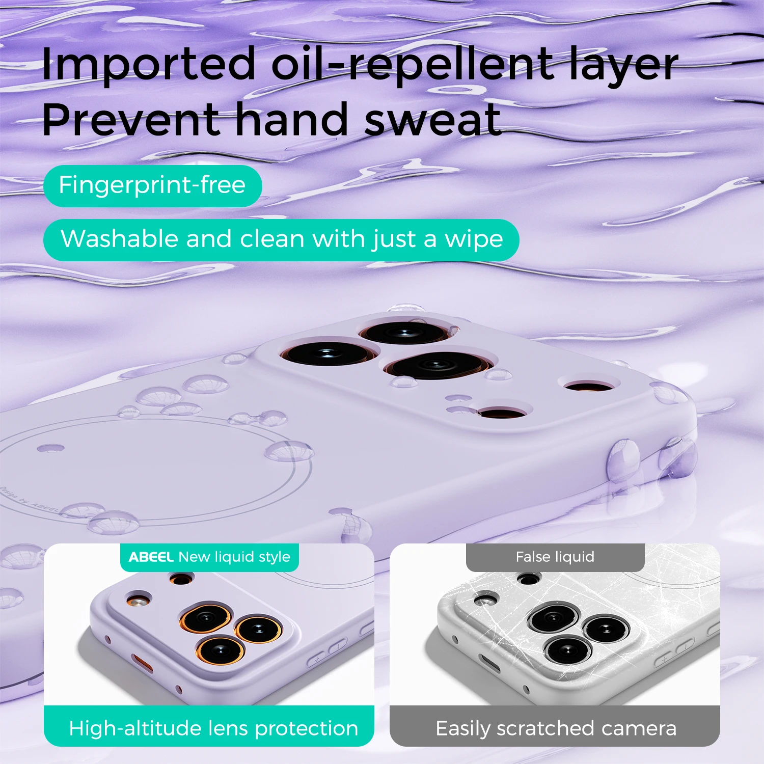 Magsafe Matte Soft Liquid Silicone Phone Case with Magnetic Wireless Charging and Shockproof Protection