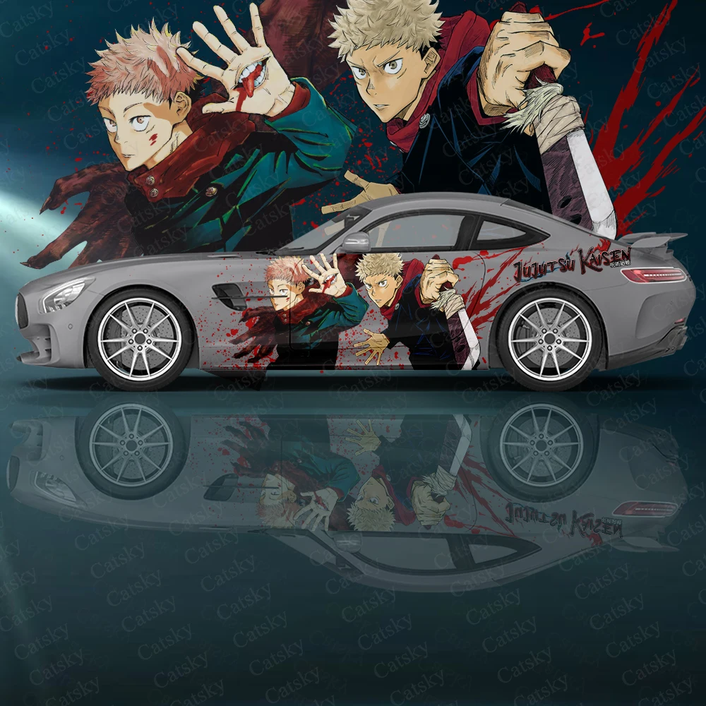 

Виниловые наклейки на автомобиль с изображением аниме, модифицированные аксессуары для гоночных автомобилей