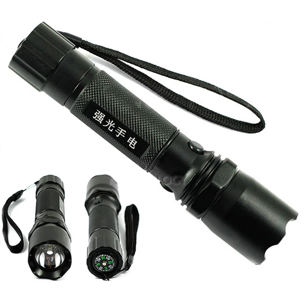 

Super Bright LED 1000 Lumens 3-Mode Tactical Flashlight Torch Lamp+Charger Aluminum Alloy 18650