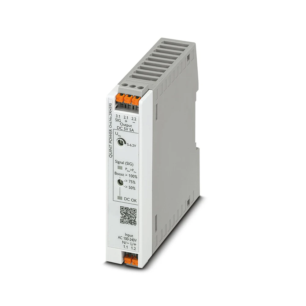 2904595 QUINT4-PS/1AC/5DC/5/PT QUINT POWER For Phoenix Switching Power Supply Output 5VDC/5A 4 2904595 QUINT4-PS/1AC/5DC/5/PT QUINT POWER For Phoenix Switching Power Supply Output 5VDC/5A - Image 2