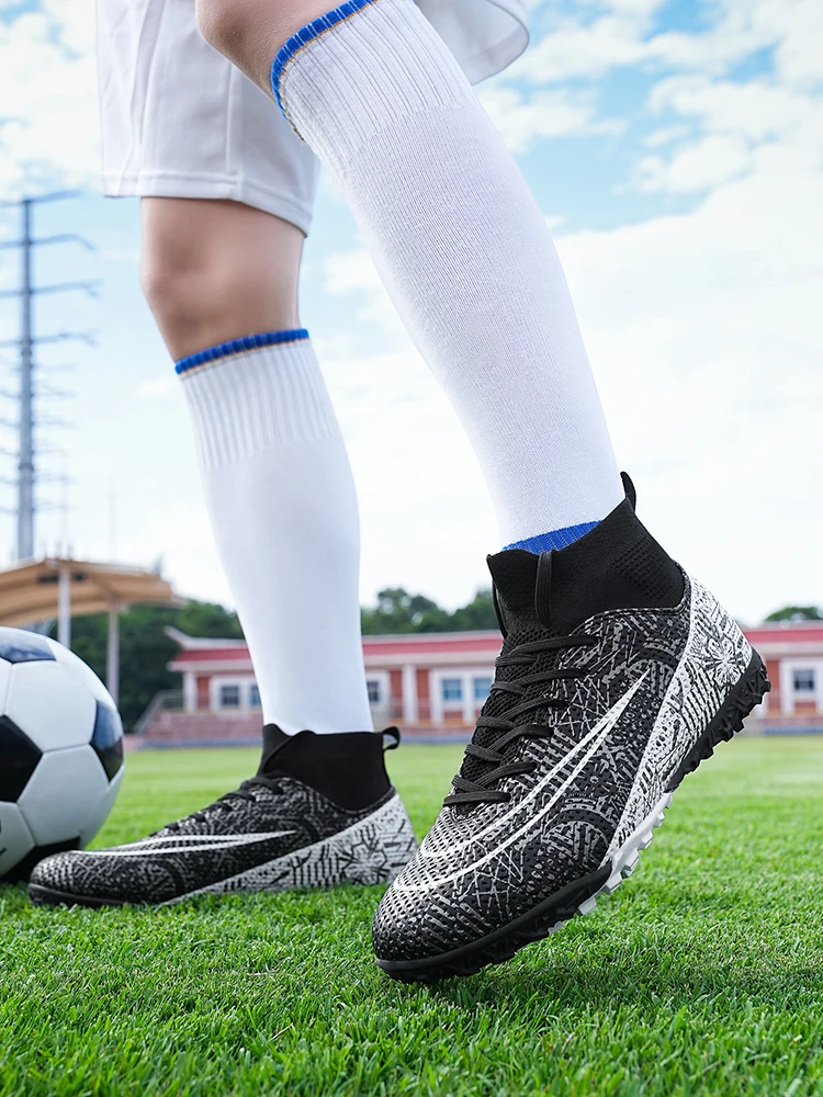 Teenage Football Shoes football shoes Unisex Adult Training Competition TF Shattered Nail Artificial Grass Indoor AG Low Top Baseball Shoes