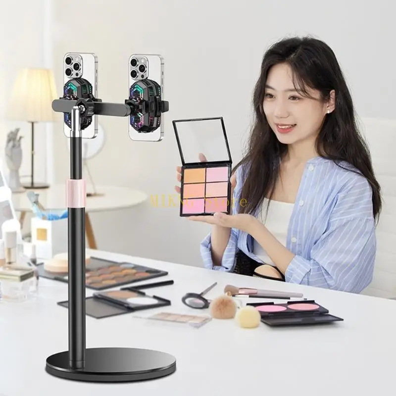 17mm 볼 헤드 1/4 나사 구멍이 있는 고성능 휴대폰 냉각 스탠드 최고 판매