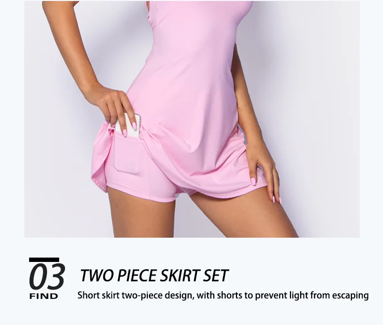 Women's Golf Skirt Tennis Dress Short Sets