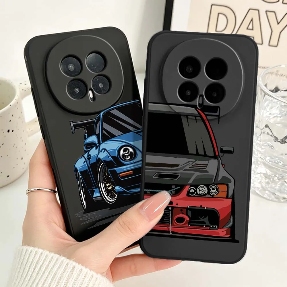 Sleek Black JDM Sports Cars Phone Case