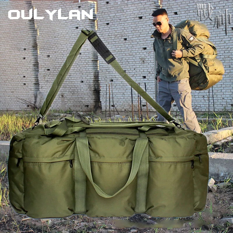 

Super Capacity 100L Military Tactical Luggage Bag Waterproof Large Shoulder Travel Bags Backpack Outdoor Camping Tent Bag