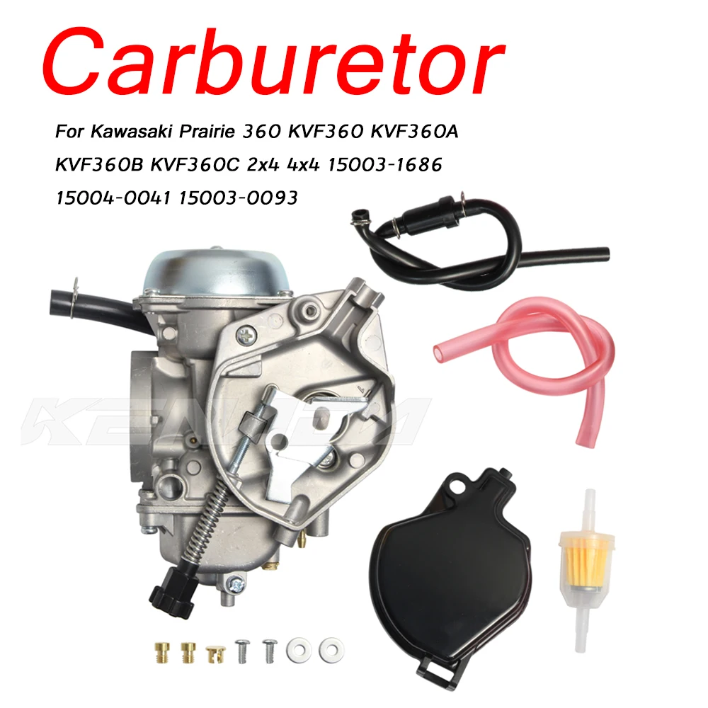 

35mm Carburetor Carb For Kawasaki Prairie 360 KVF360 KVF360A KVF360B KVF360C 2x4 4x4 15003-1686 15004-0041 15003-0093