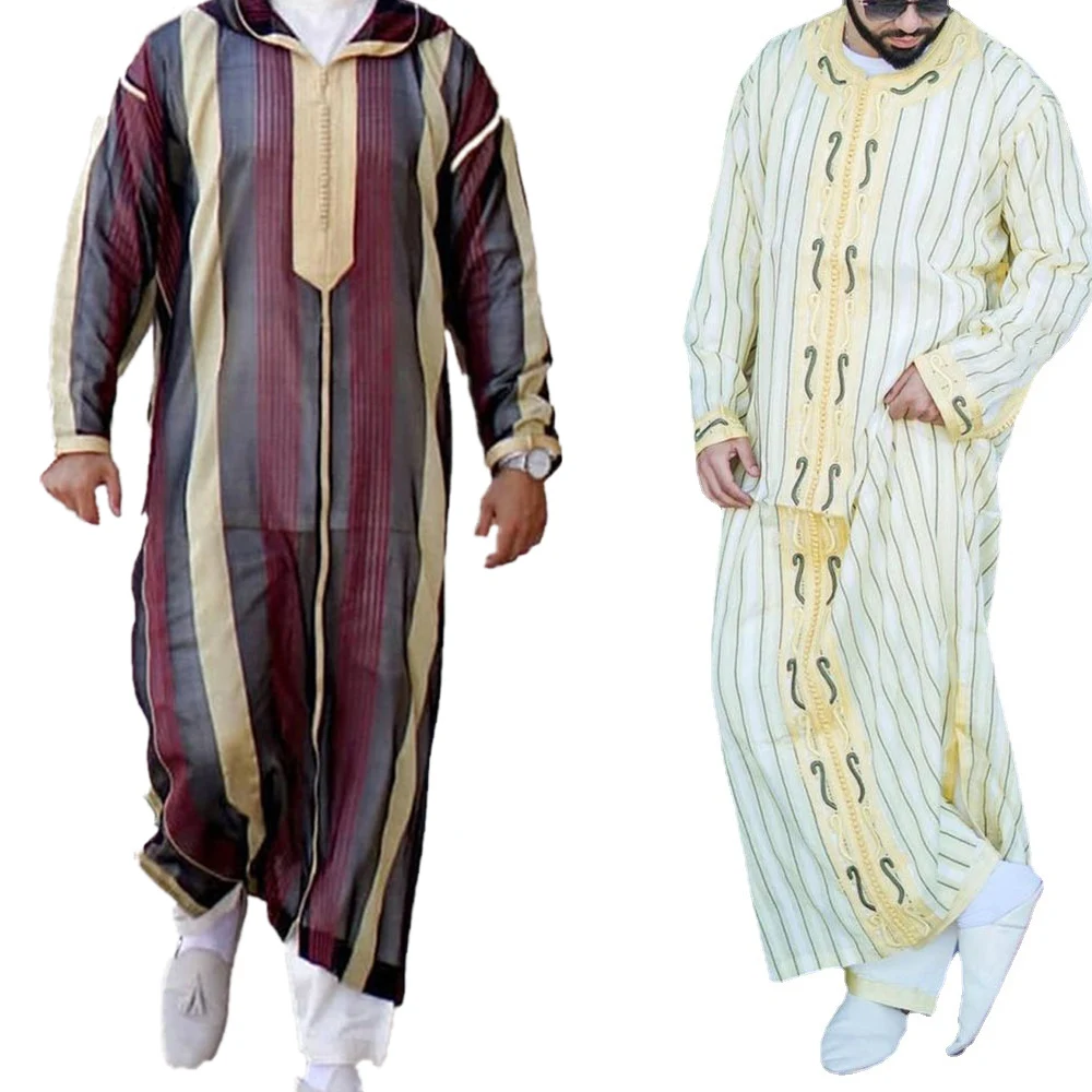 Arab Modern Islamic Clothes Men Thobe Moroccan – Urgarment