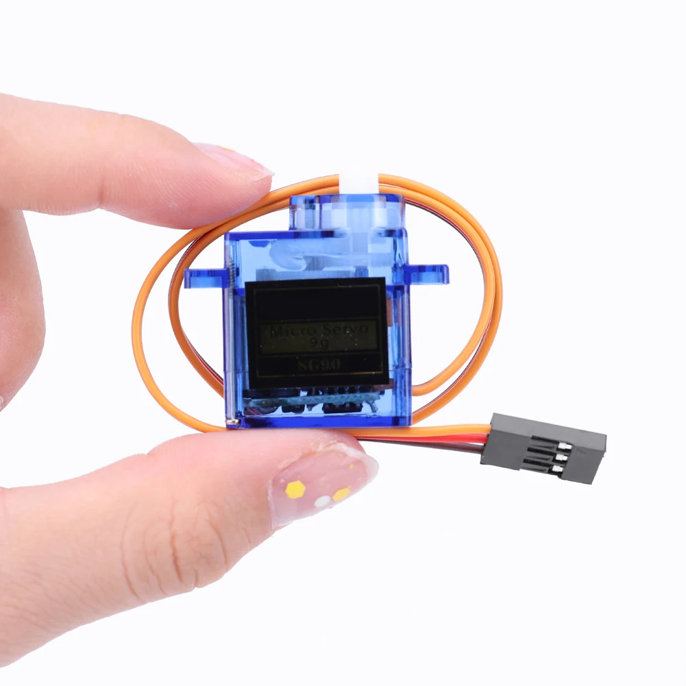 1-50PCS SG90 9G Miniature Servo Motor Fixed-Wing Micro Gear Servo Motor 180/360 Degrees for RC Helicopter Aircraft Airplane