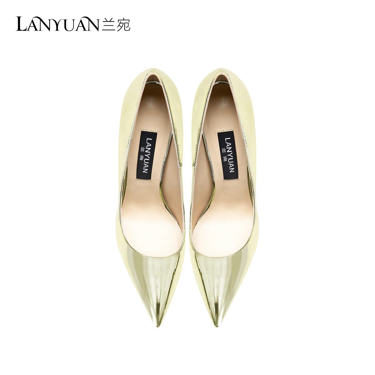 Women Light Golden Pumps Super Sexy High Heeled Shoes Shallow Spring Summer Single Shoes for Wedding Party