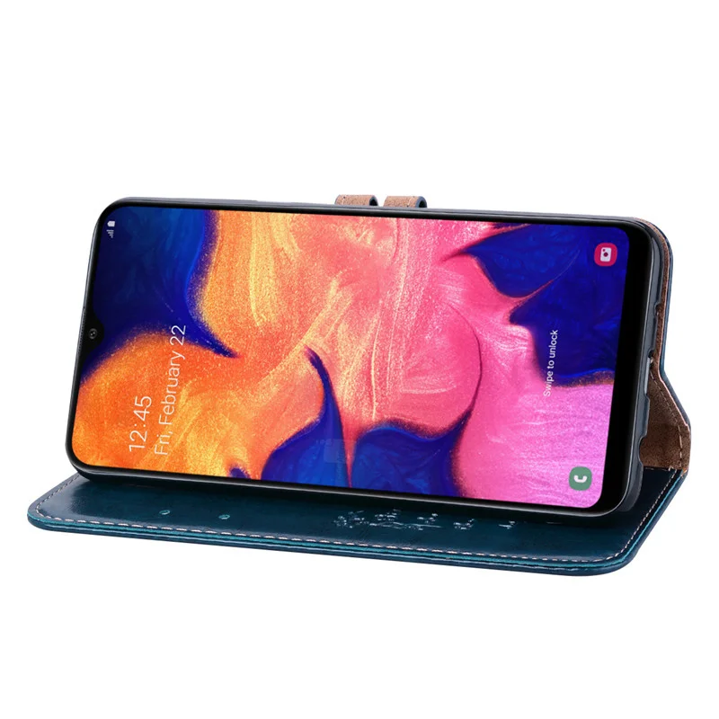 A12 Fundas لسامسونج غالاكسي A12 حافظة جلدية فاخرة فليب حامل بطاقة جراب هاتف لسامسونج A12 A 12 SM-A125F غطاء