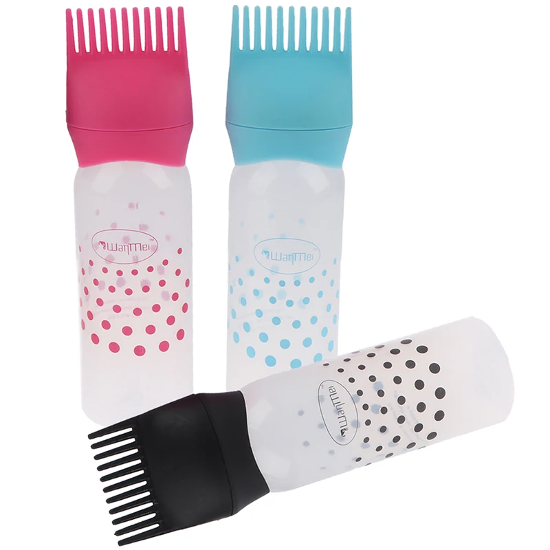 Description Picture 4 of itemHair Dye Bottle Shampoo Hair Coloring Dyestuff Applicator Bottle with Comb Teeth
