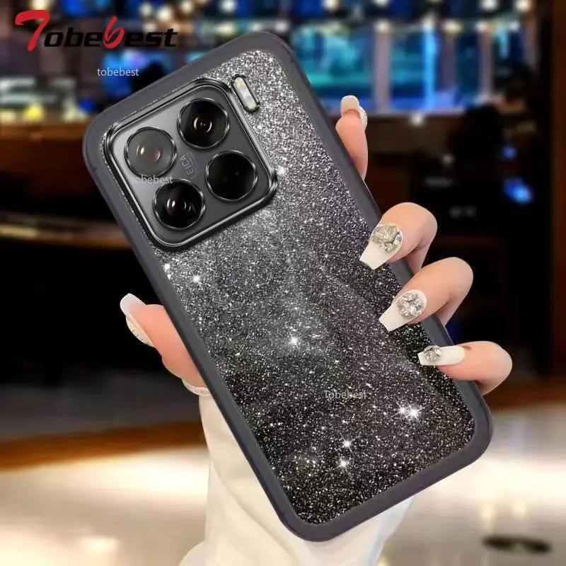 Bling Glitter Silicone Camera Protector Soft Back Case